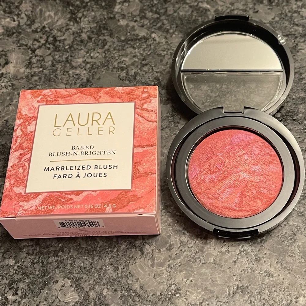 Laura Geller Baked Blush n Brighten Marbleized Blush Tropic Hues Satin Finish
